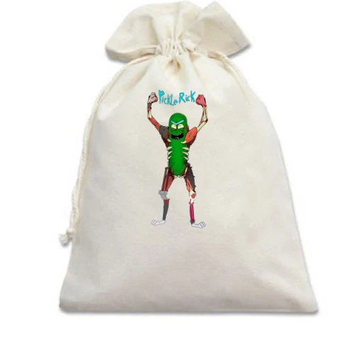 Подарунковий мішечок Pickle Rick (3)