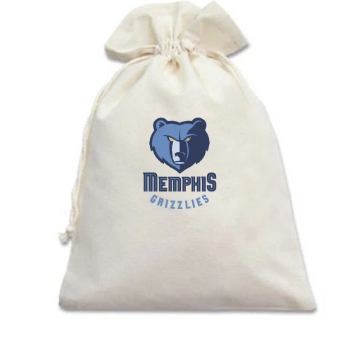 Подарунковий мішечок, білий, Memphis Grizzlies