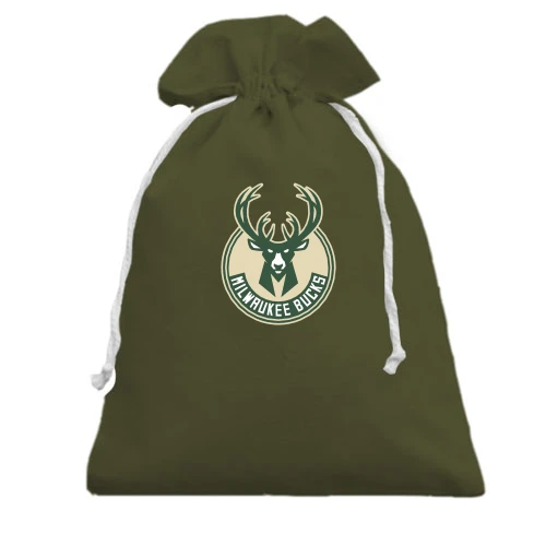 Подарунковий мішечок, хакі, Milwaukee Bucks