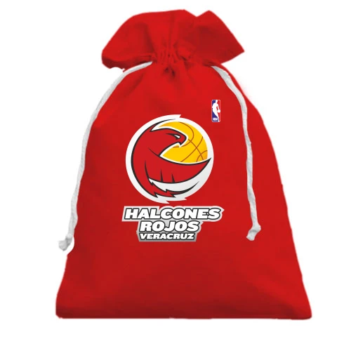 Подарунковий мішечок, червоний, Halcones Rojos