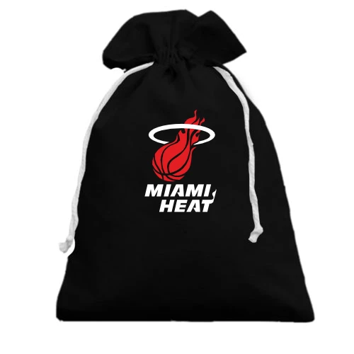 Подарунковий мішечок, чорний, Miami Heat