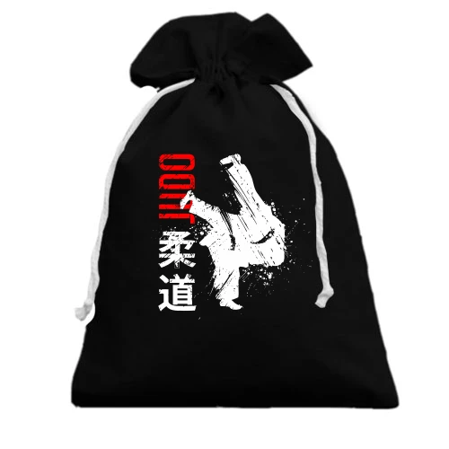 Подарочный мешочек, черный, spot Judo