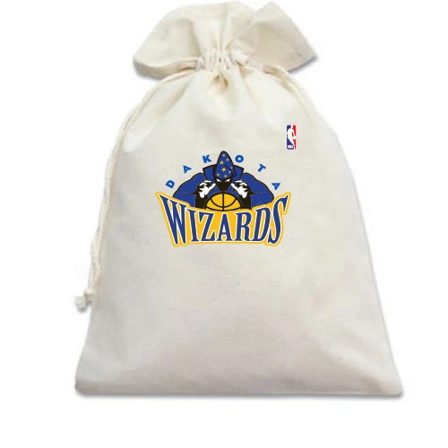 Подарунковий мішечок, білий, Dakota Wizards