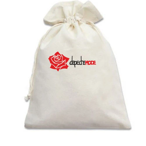 Подарочный мешочек, Белый, Depeche Mode red Rose