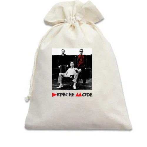 Подарунковий мішечок, Чорний, Depeche Mode photo2