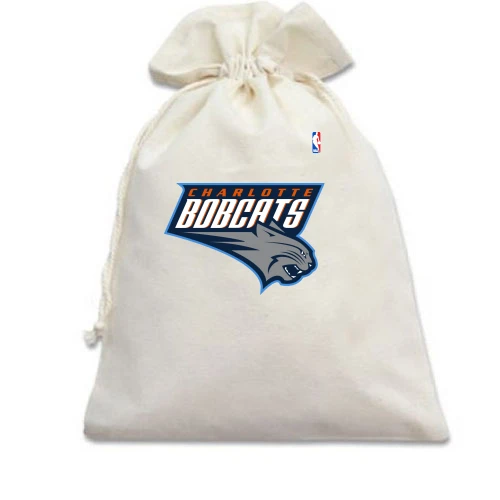 Подарунковий мішечок, білий, Charlotte Bobcats