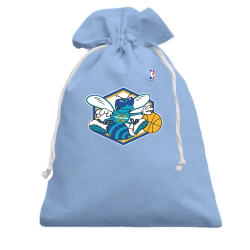 Подарунковий мішечок, блакитний, New Orleans Hornets