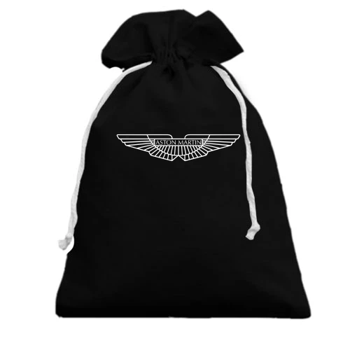 Подарочный мешочек, черный, Aston Martin