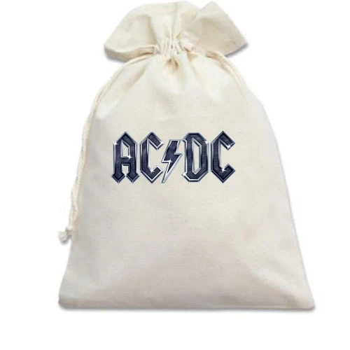 Подарочный мешочек AC/DC - (blue logo)