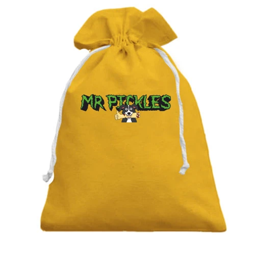 Подарочный мешочек, Желтый, Mr Pickles
