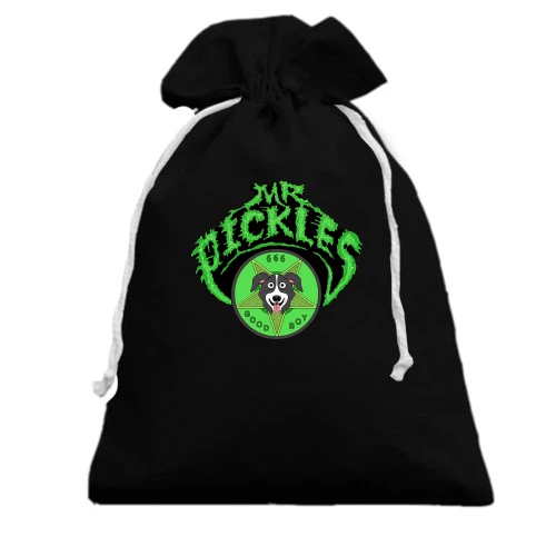 Подарунковий мішечок, Чорний, Mr Pickles - good boy