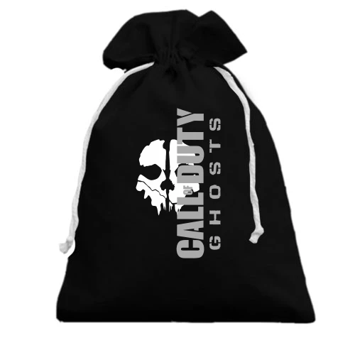 Подарочный мешочек, Черный, Call of Duty Ghosts (2)