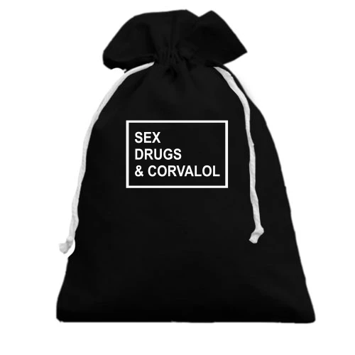 Подарунковий мішечок Sex drugs & corvalol