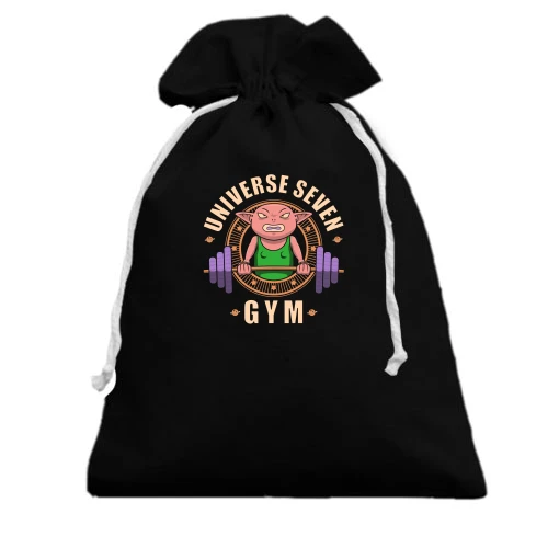 Подарочный мешочек, Черный, Universe seven GYM