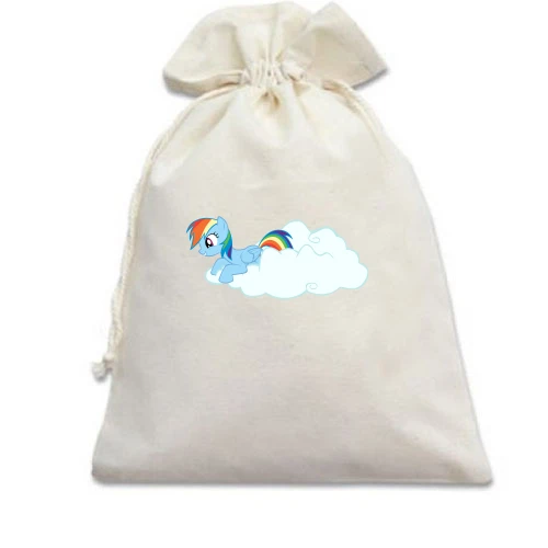 Подарочный мешочек, Белый, My little pony