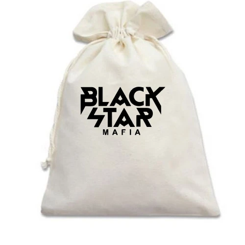 Подарунковий мішечок, Білий, Black Star Mafia