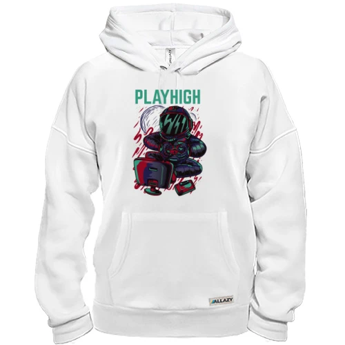 Толстовка, Білий, PlayHigh