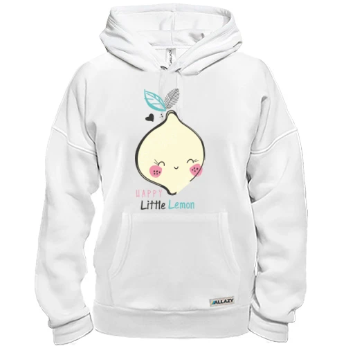 Толстовка, Белый, Happy Little Lemon