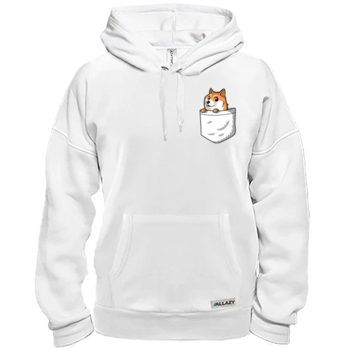 Толстовка з wow doge в кишені