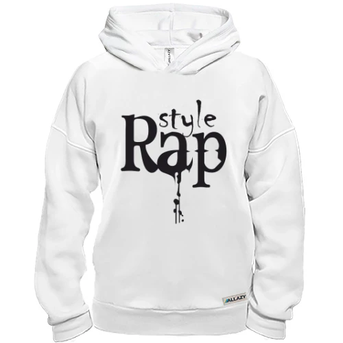 Худі BASE, Білий, Rap style