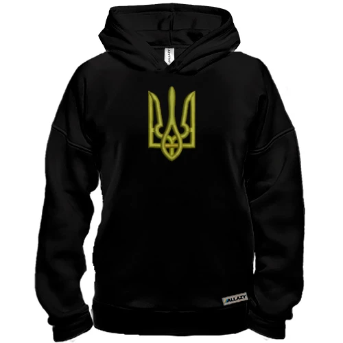 Худі BASE з вишитим тризубом (2)