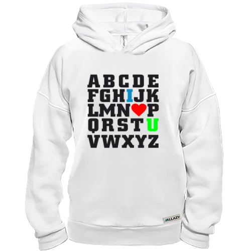 Худи BASE Я тебя люблю