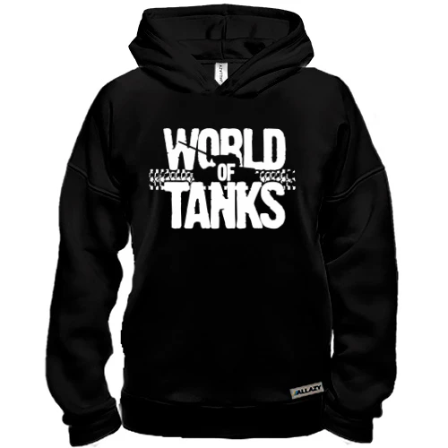 Худи BASE, Черный, World of Tanks (glow)