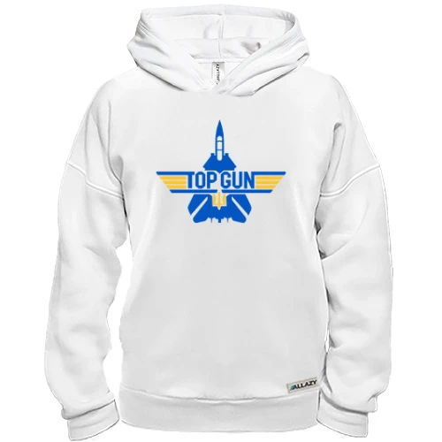 Худи BASE, Черный, Top Gun Ua (2)