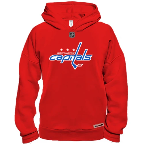Худи BASE, Синий, Washington Capitals