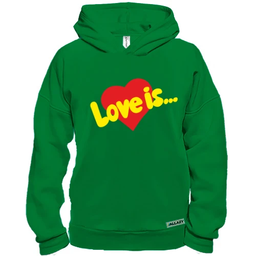 Худи BASE, Синий, Love is ... (2)