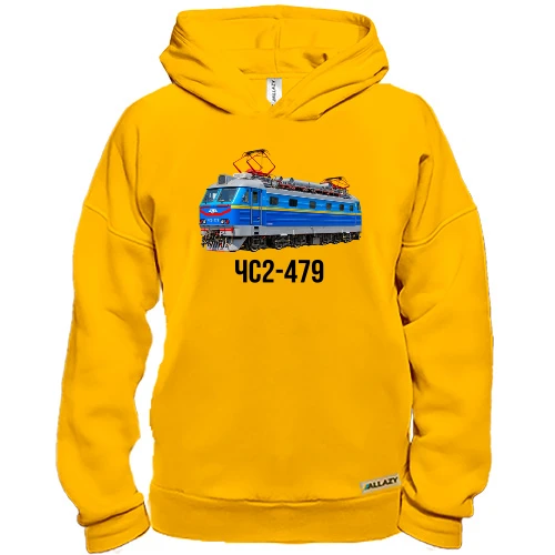 Худи BASE с электровозом ЧС2-479