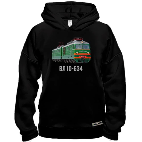 Худи BASE с электровозом ВЛ10-634