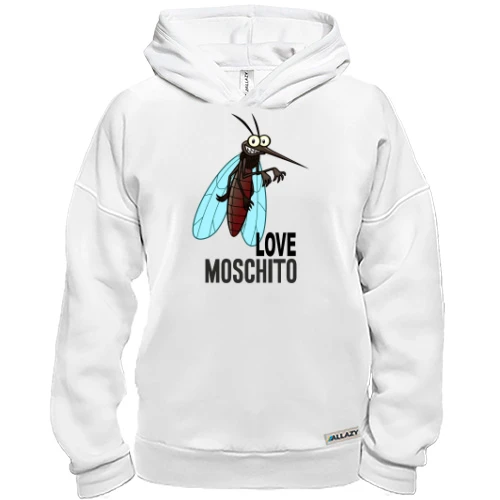 Худи BASE, Белый, Love Moschito