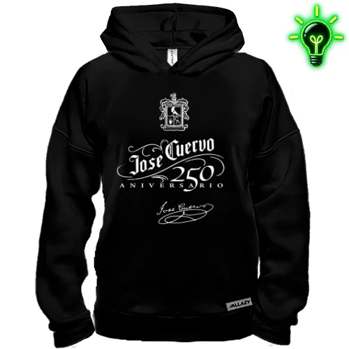 Худі BASE, Білий, з логотипом «Jose Cuervo»