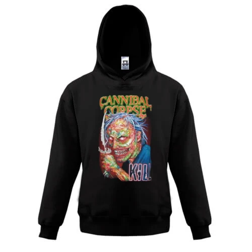 Детская толстовка, Черный, Cannibal Corpse - Kill
