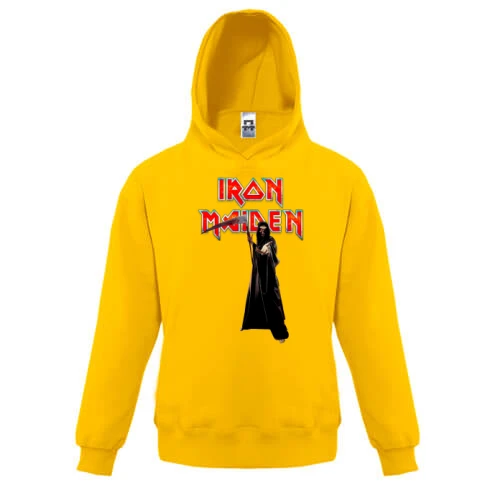 Детская толстовка, Желтый, Iron Maiden - Dance of Death