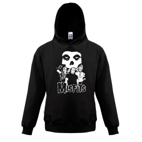 Детская толстовка, Черный, Misfits Band (2)