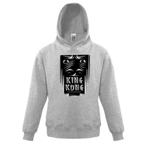 Детская толстовка, Белый, с King Kong (арт)
