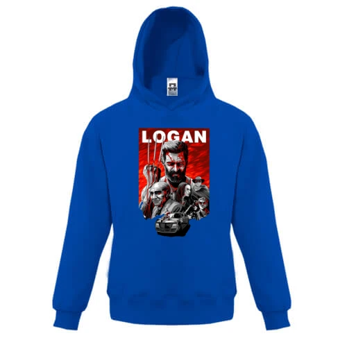 Дитяча толстовка, Білий, з постером фільму Логан (Logan)
