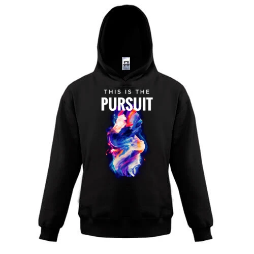 Детская толстовка, Черный, This is Pursuit