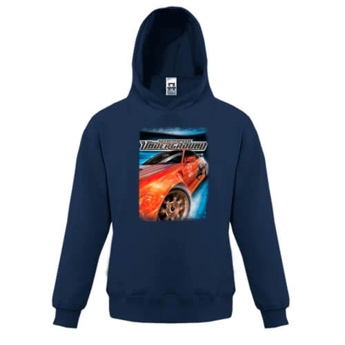 Детская толстовка, Синий, Need for Speed - Underground
