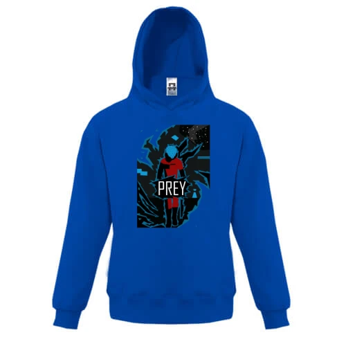 Дитяча толстовка, Білий, з постером Prey