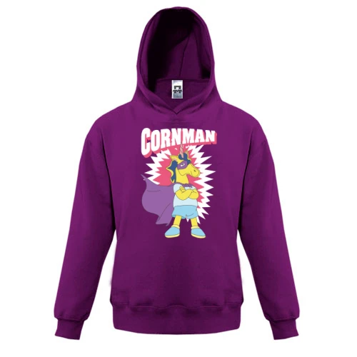 Дитяча толстовка, Чорний, CornMan