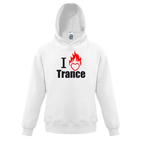 Дитяча толстовка I love Trance (3)