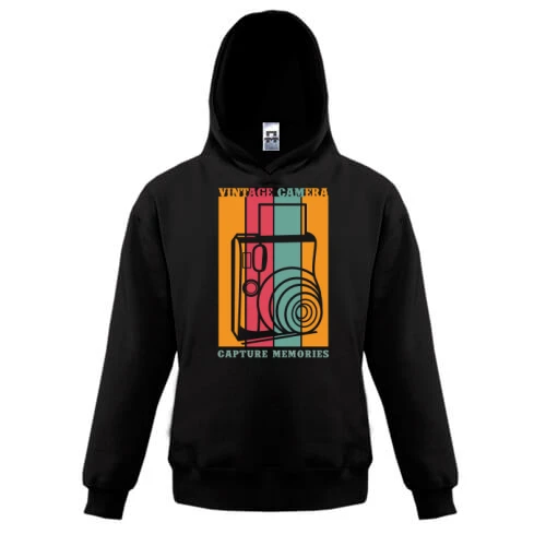 Дитяча толстовка Vintage camera