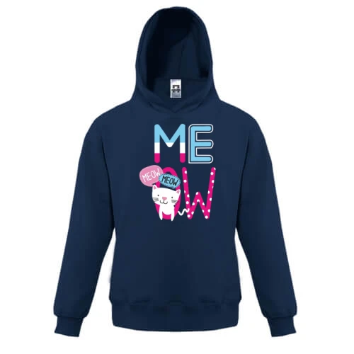 Детская толстовка MEOW MEOW