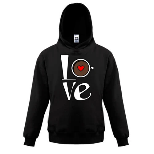 Детская толстовка Love Coffee