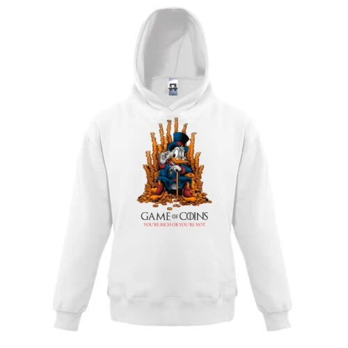 Детская толстовка Game of coins