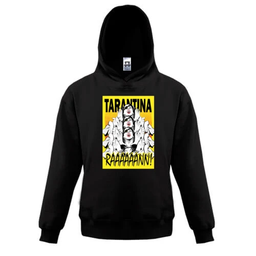 Детская толстовка, Черный, Tarantina Raaaannn!