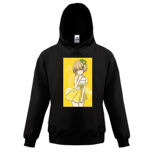 Детская толстовка, Черный, Lemon Girl